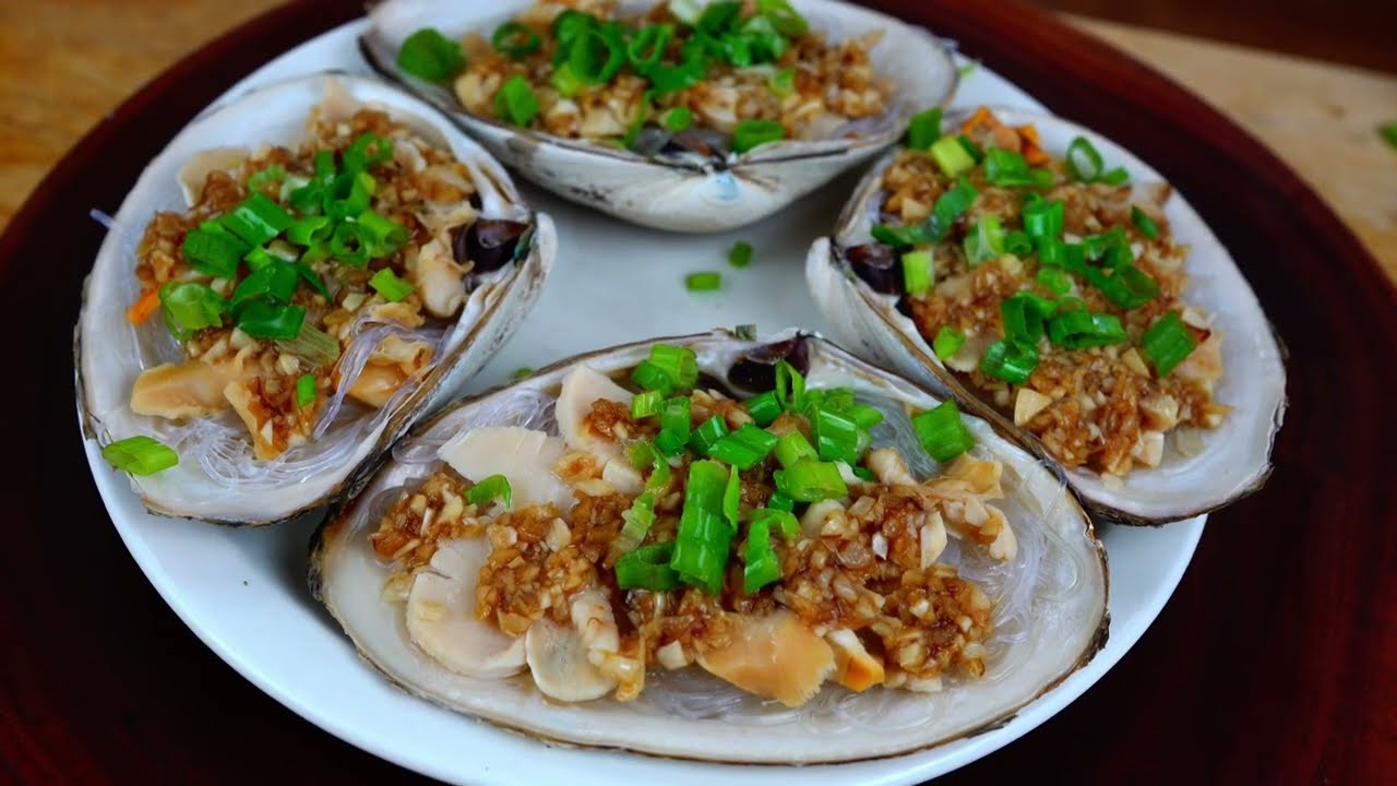 蒜蓉贵妃蚌/Garlic Royal Mussel 性价比最高的海鲜！海鲜里的贵妃娘娘！ 在家也能吃到高级粤菜馆的味道！如何清理贵妃蚌！金银蒜的制作！