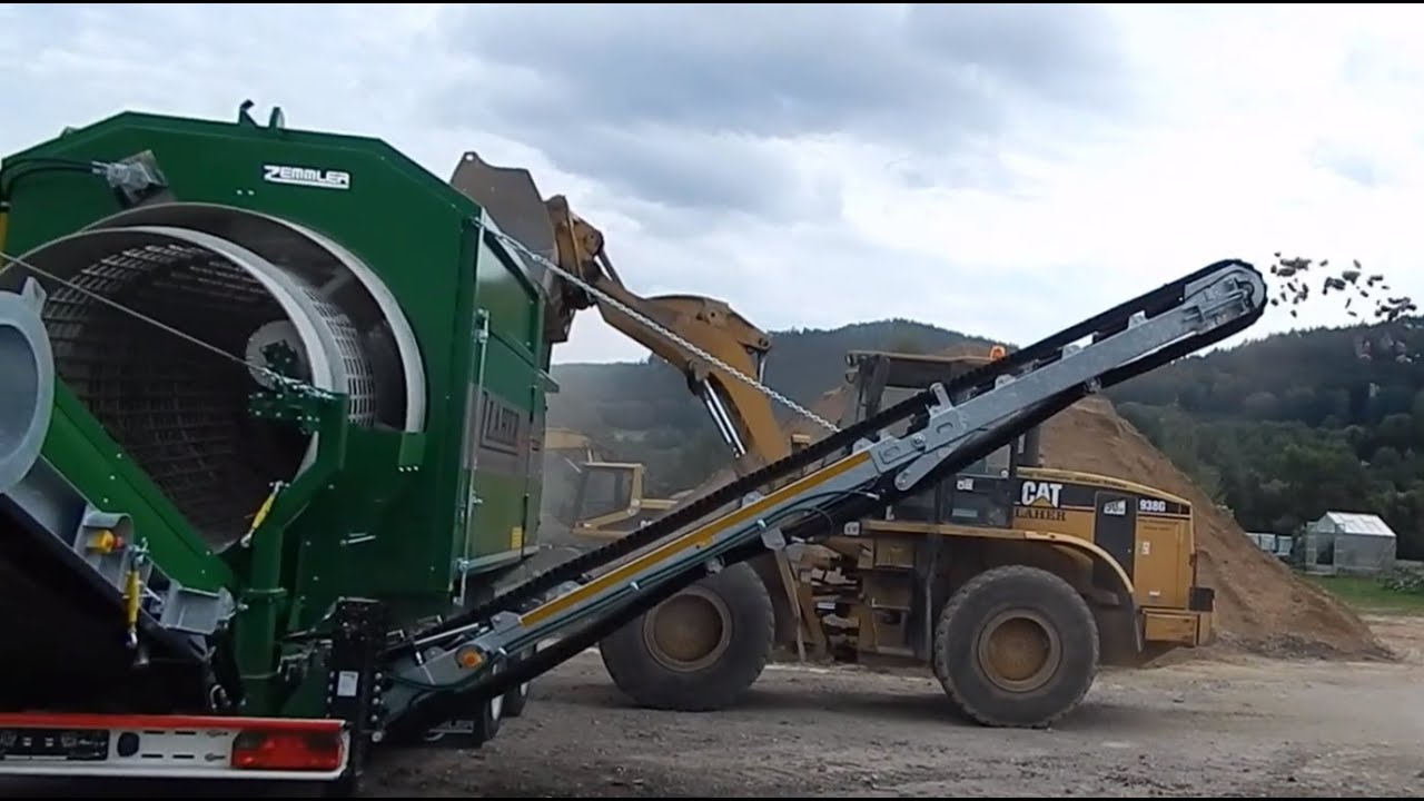 T&K Doppeltrommelsieb ZEMMLER MS 4200, Gleisschotter