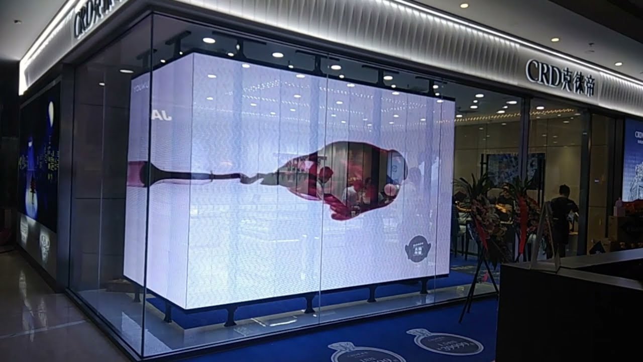 FT Series Transparent LED Screen for Jewelry Store by FAB LED VISUAL