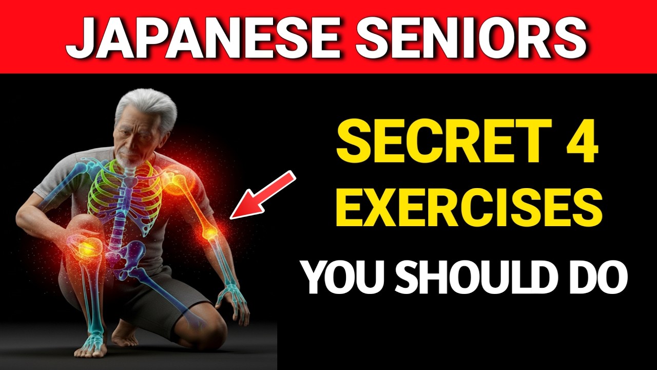 Over 55?  4 Movements japanese elders do everyday (No Gym Needed, Just results)