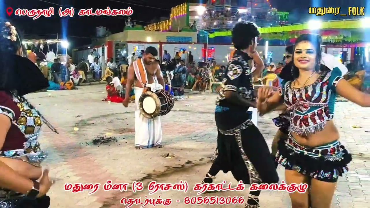 இளம் வயசு பொண்ண வசியம் பண்ணும் வளவிக்காரன் பாடல்💫😍 #ytstudio #karakattamhd #maduraifolk 