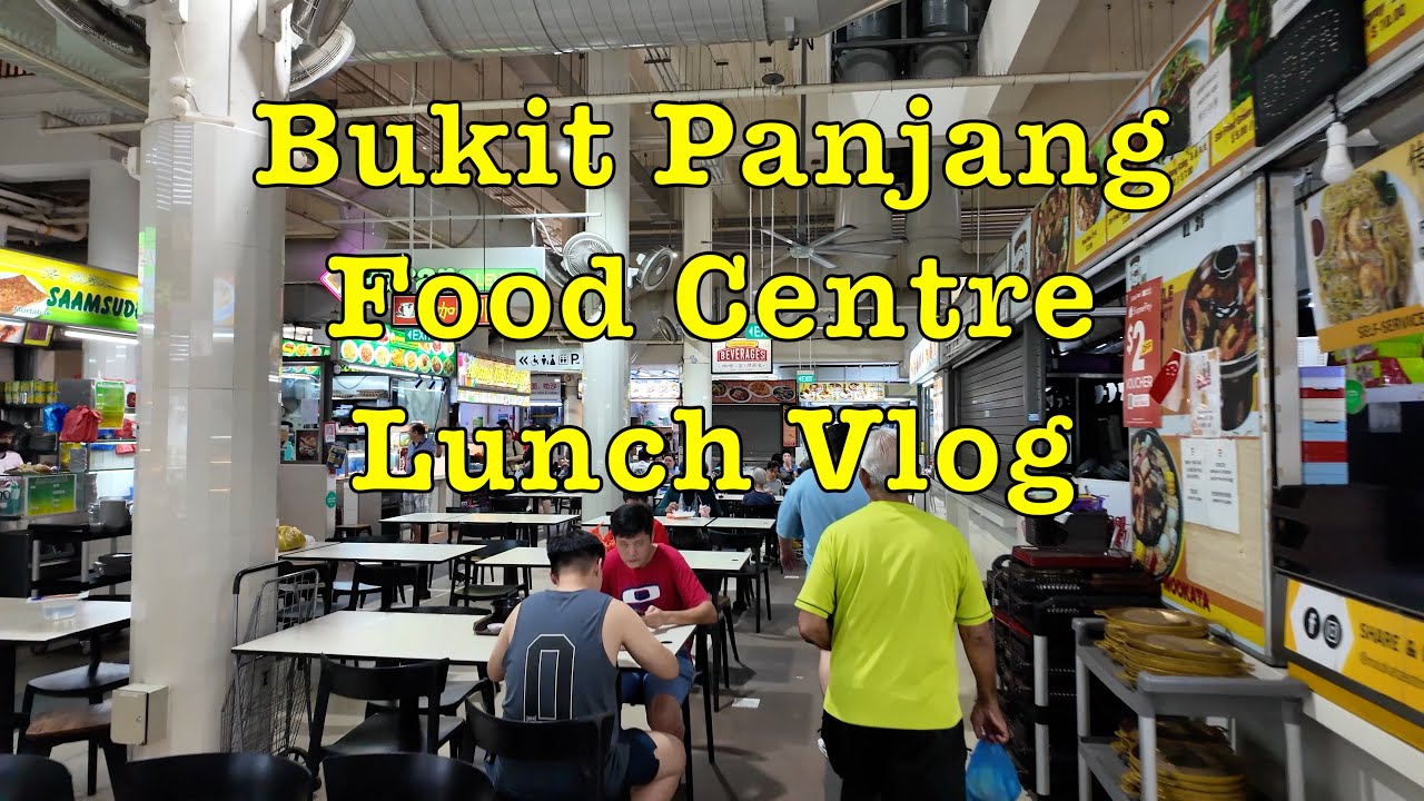 Lunch Vlog at Bukit  Panjang Hawker Centre & Market #singapore #lunch #food #foodcenter #hawkerfood