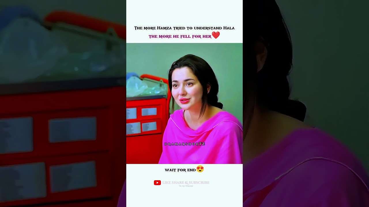 Hamza slowly falling for Hala❤️#youtubeshorts #trending #viral #haniaamir #farhansaeed #merehumsafar