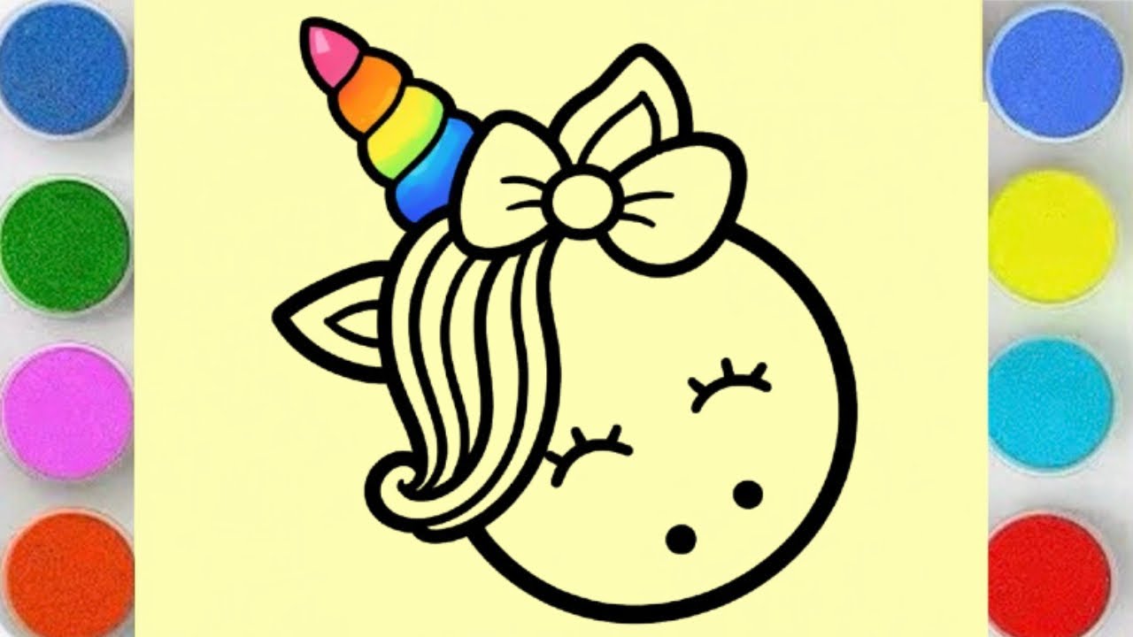 Sand Painting Cute Unicorn Art | So Satisfying & Relaxing Sand Art for Kids