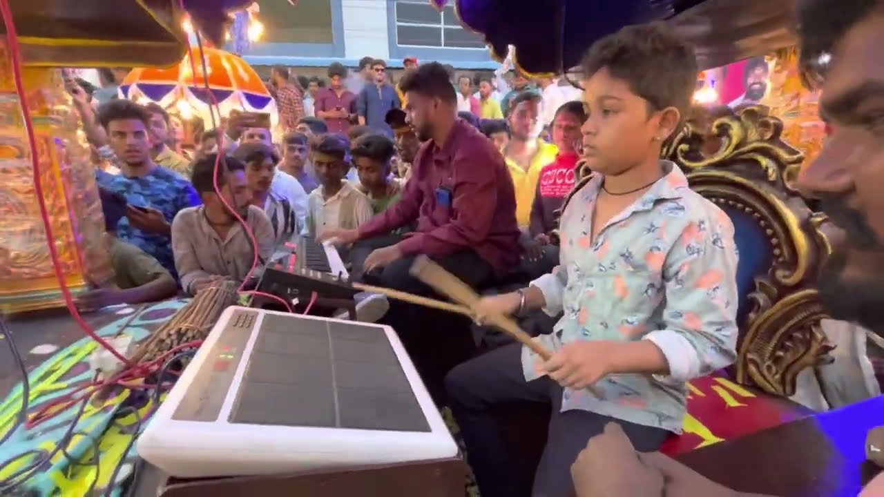 Small Boy Playing Pad | Balkampet Bonalu 2022 | Jai bheem pad band |bonalu2022