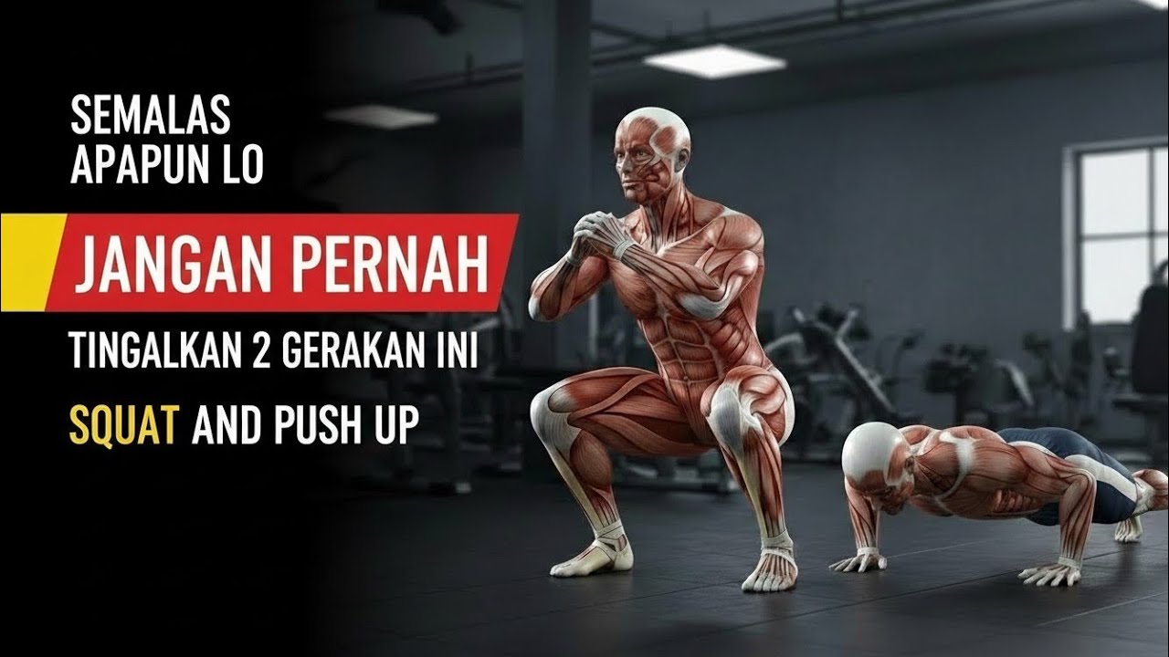DUA GERAKAN YANG WAJIB LO LAKUIN, SQUAT DAN PUSH UP