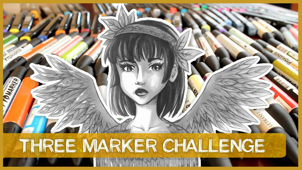 Wyzwanie Trzech Marker&oacute;w / 3 Marker Challenge PL || Olsikowa