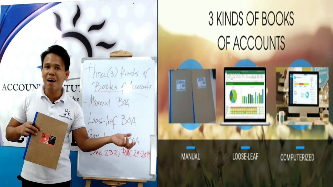 Three (3) kinds of BIR Books of Accounts 😲