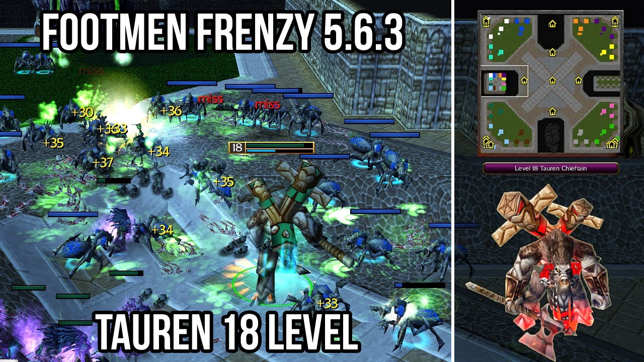 My first Footmen Frenzy after 5 years (Tauren 18 level)