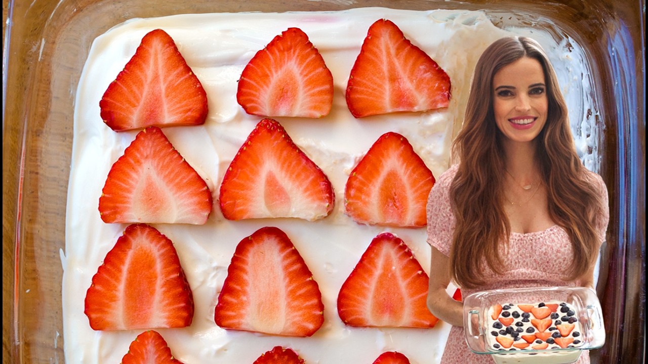 {Just 2 ingredients!} Healthy Yogurt Breakfast Cheesecake Recipe