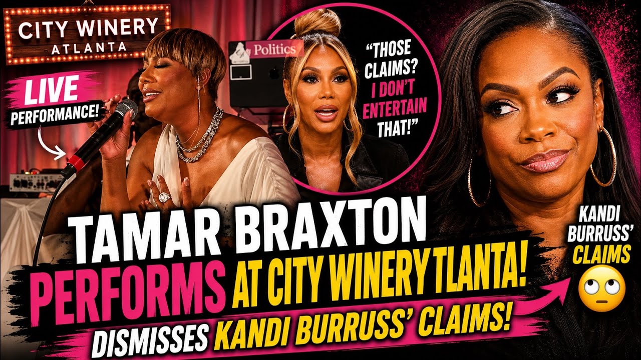     Tamar Braxton Performs at City Winery Atlanta & Dismisses Kandi Burruss&rsquo; Claims! 👀🎤 #youtube 