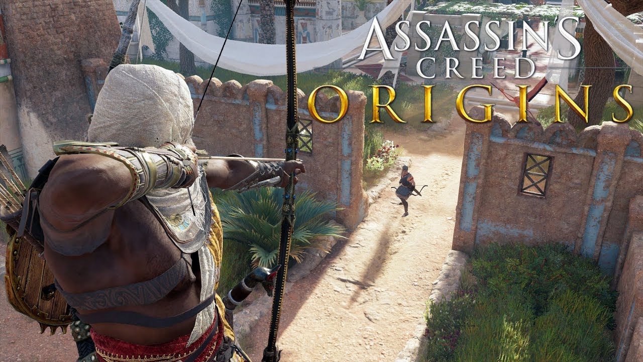 Assassin's Creed: Origins Stealth Kills Gameplay - Assassinating Medunamun