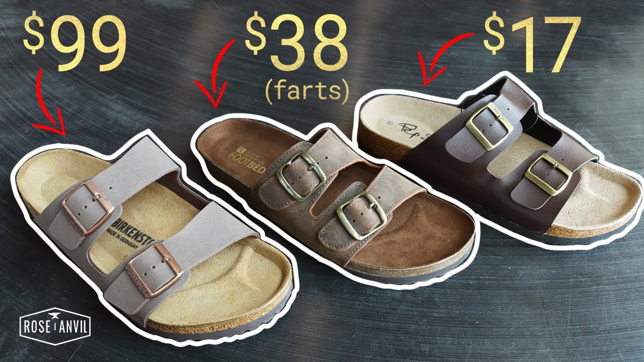 Farting Amazon Knockoffs vs Real Birkenstock - (CUT IN HALF)