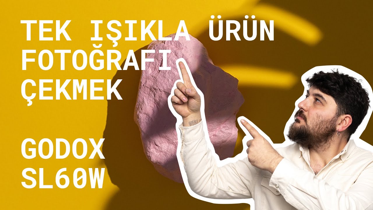 Tek Işıkla Ürün Fotoğrafı Çekmek | GODOX SL60W
