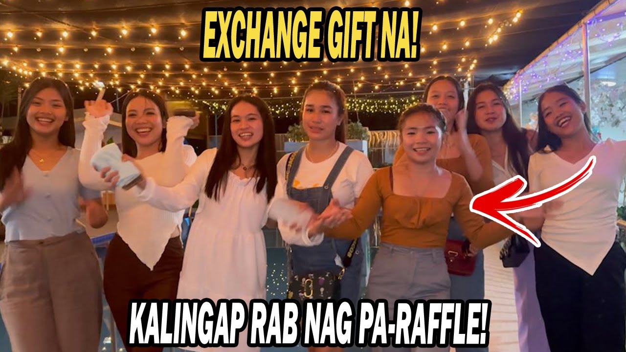 EXCHANGE GIFT NA! KALINGAP RAB NAGPA RAFFLE! GINULAT KAMI SA REGALO NI ARJHON!