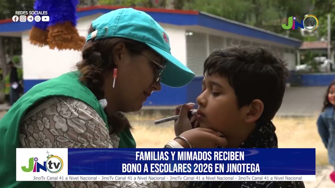 Bono a Escolares 2026 fortalece el inicio del Ciclo Escolar en Jinotega
