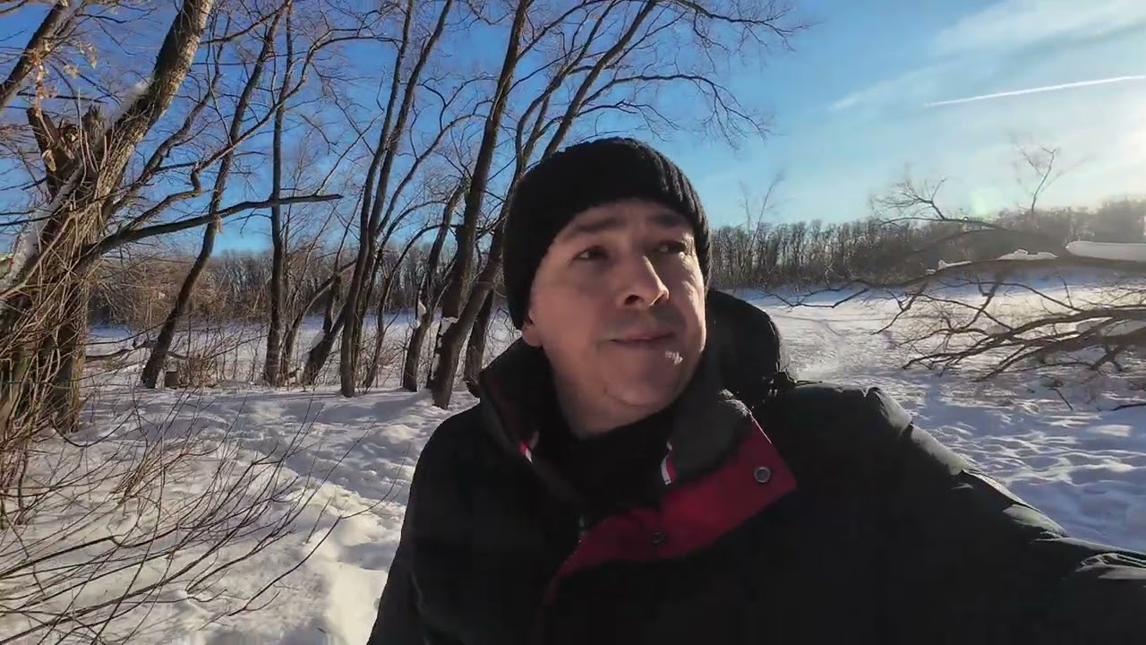 Уфа. Инорс. Природа не выходя из города, прогулка к реке. зима 2026