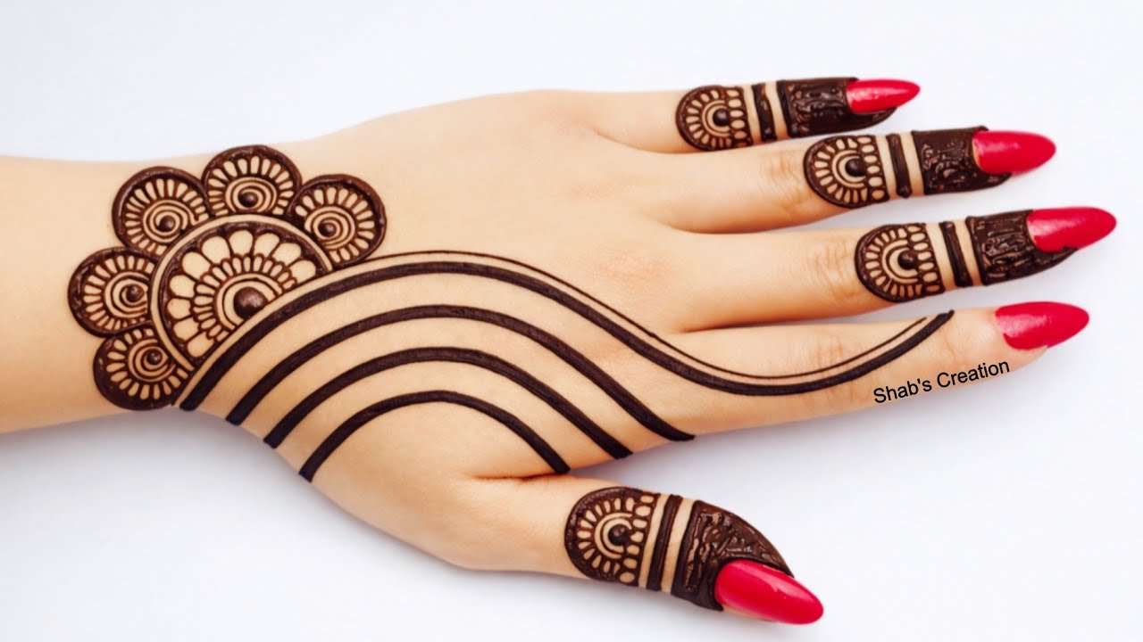 Very Beautiful Easy back hand mehndi design | Simple Mehandi design | Stylish Mehndi designs | Henna