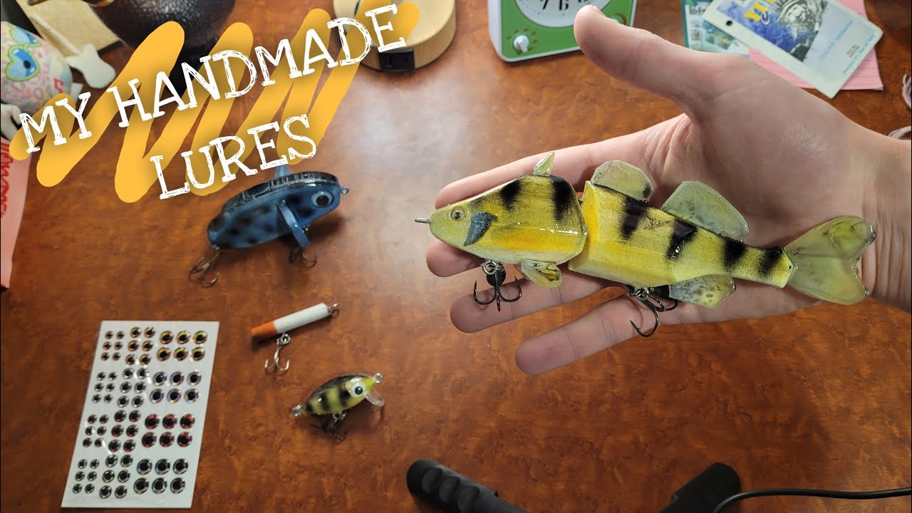 ASMR Showing you fishing lures made by me!🎣💤😴