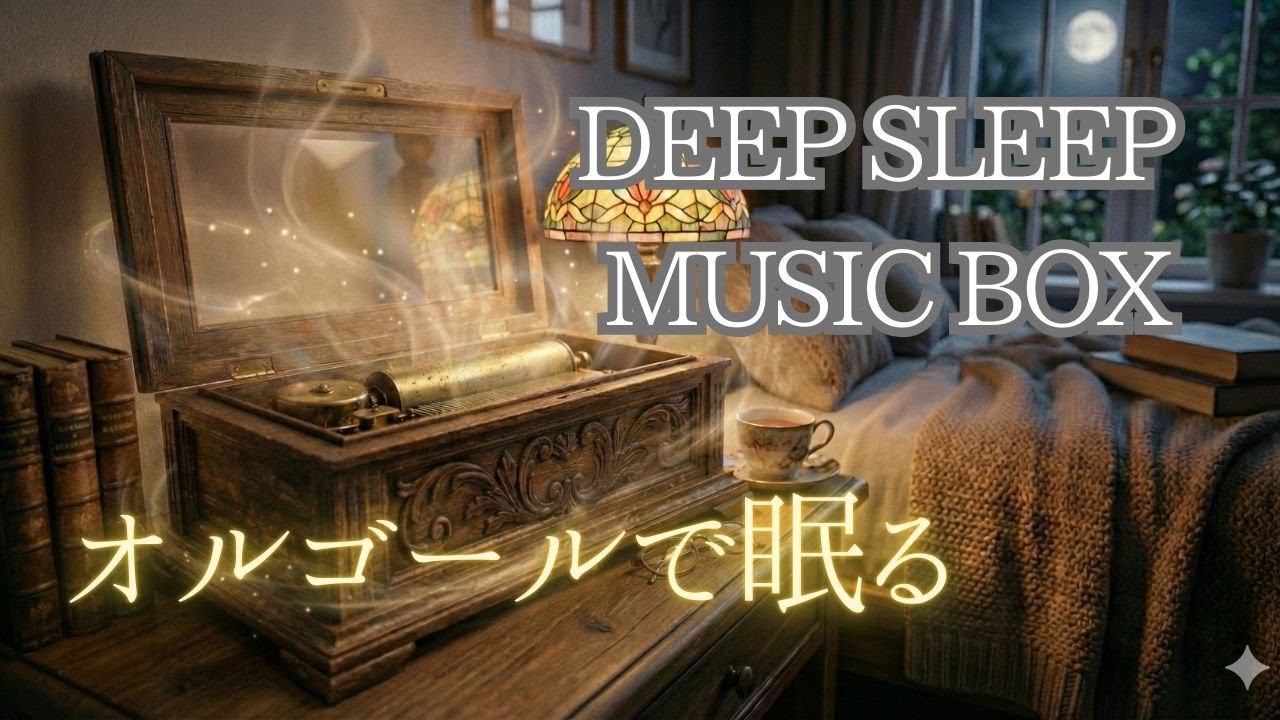 【睡眠用BGM】 オルゴール　自律神経を整える　深い眠りへ誘う癒やしの音楽 | Deep Sleep Music Box