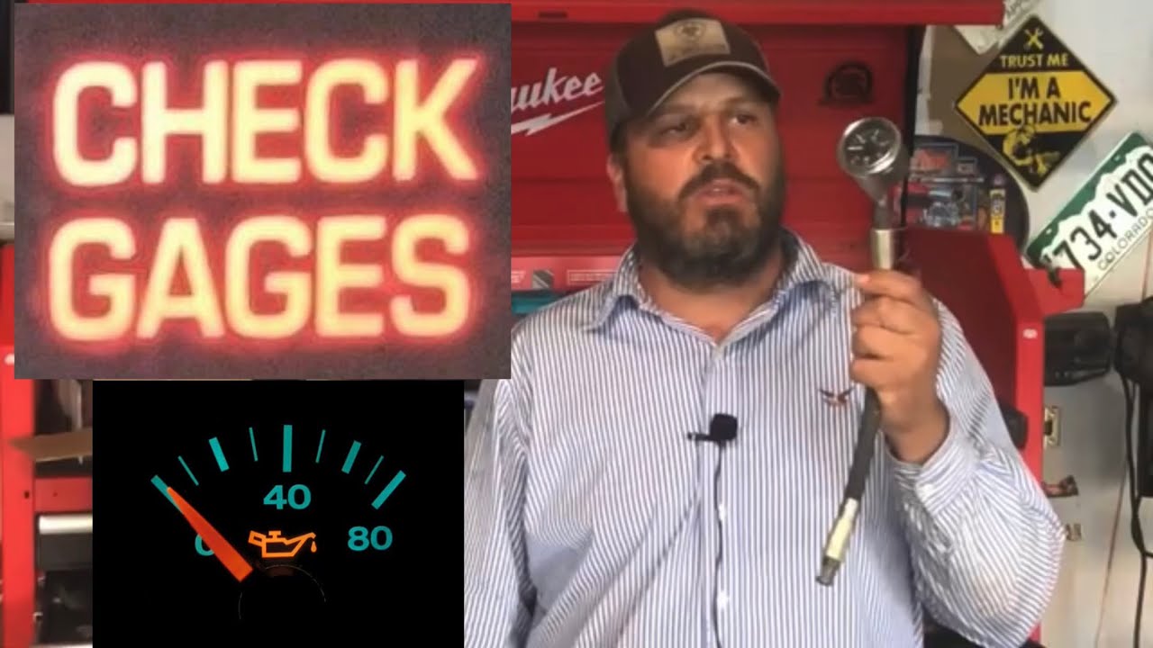Presión de aceite en motor Cummins        Problemas de presión Check Gauges