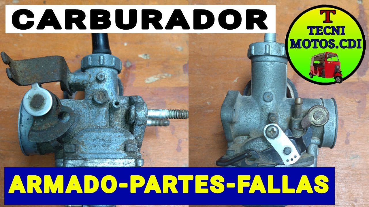 Fallas, Armado, Partes.👍👍👍 Carburador
