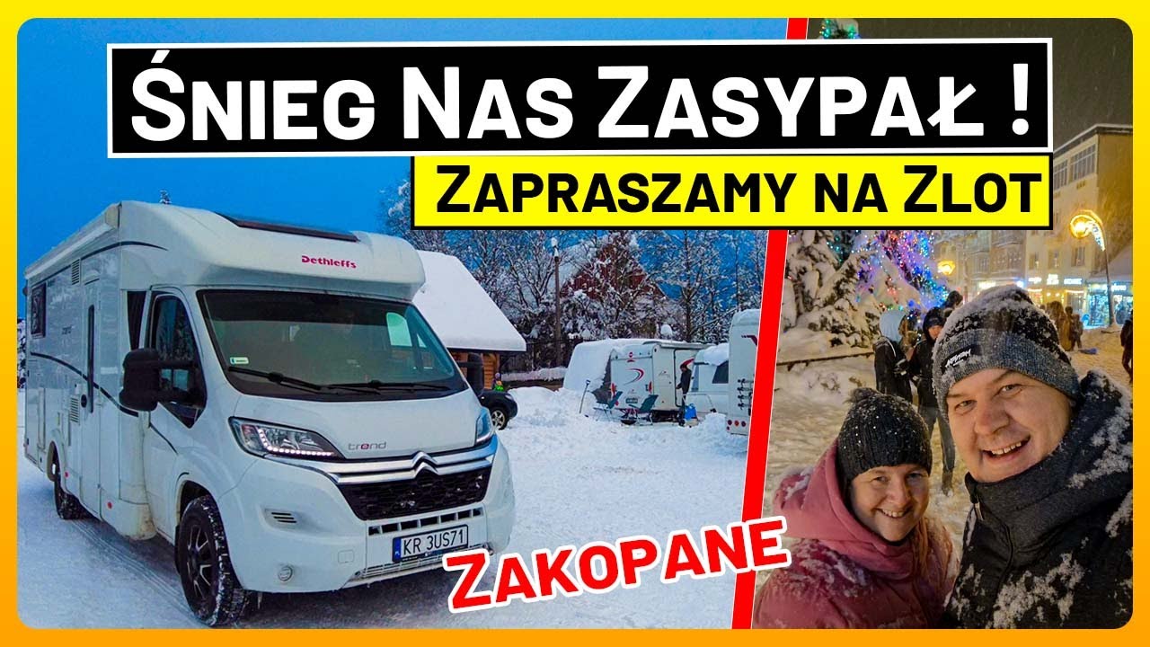 ŚNIEG NAS ZASYPAŁ Odśnieżamy Dach Kampera, Zapraszamy na ZLOT, Aukcja WOŚP, Ile Gazu Zużyliśmy? cz 2