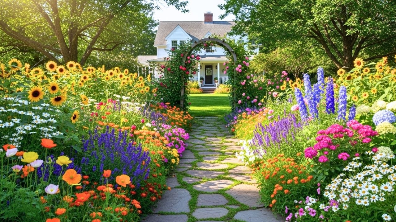 Small Rustic Garden Design with Unique Creative Style