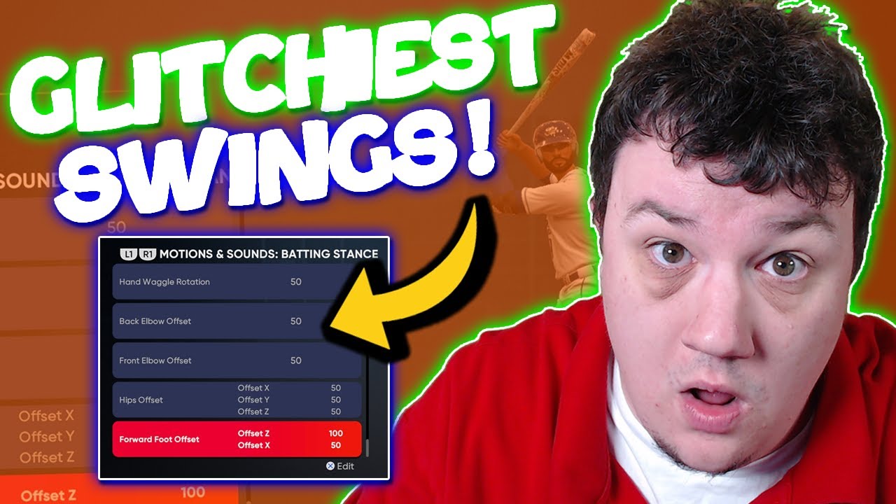 GLITCHIEST BATTING STANCES + SWINGS MLB THE SHOW 21 [BALLPLAYER, ROAD TO THE SHOW, DIAMOND DYNASTY]