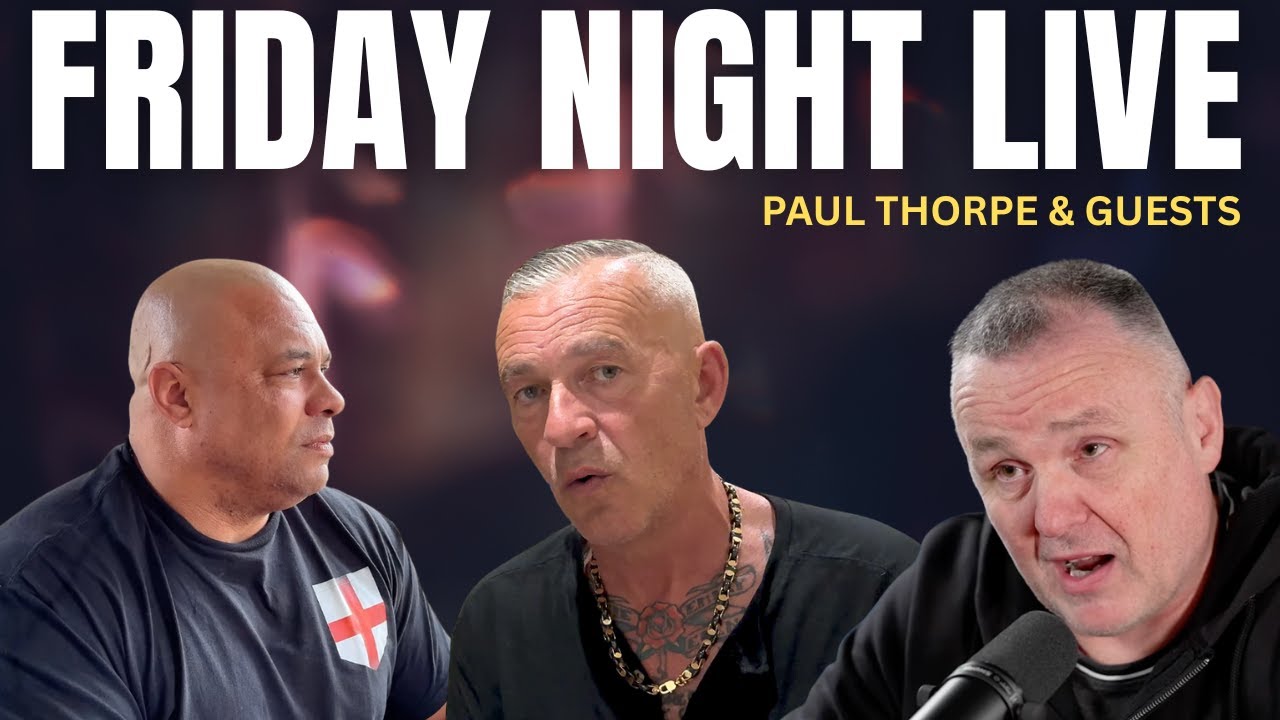 Friday Night Live - Paul Thorpe & Guests - 9pm UK time