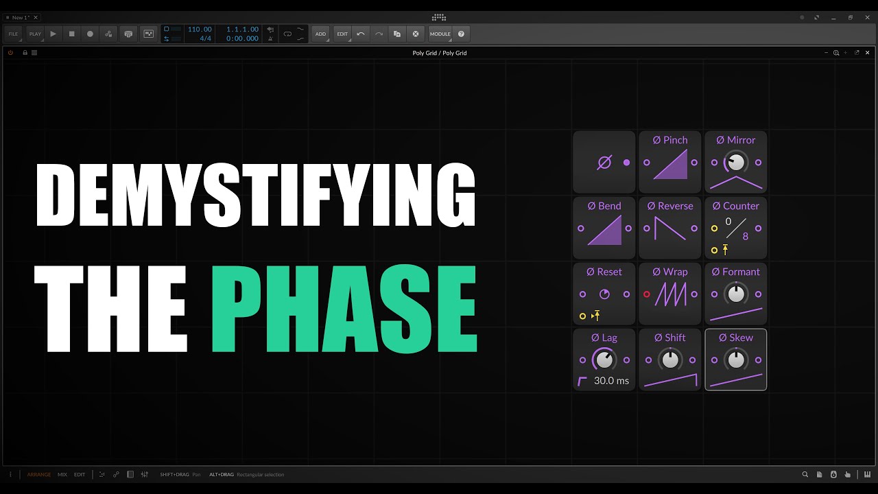Introduction to Phase in Bitwig's Grid
