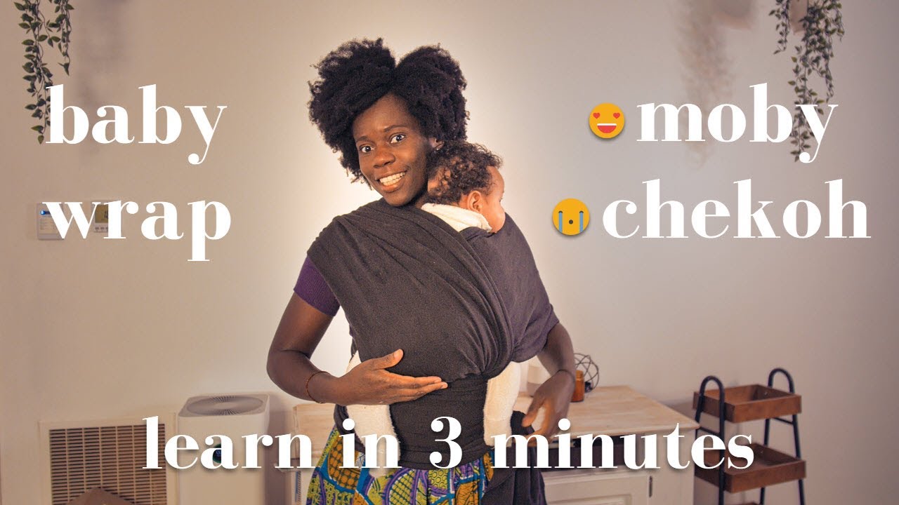 HOW TO MOBY WRAP | NEWBORN | 4 MONTH OLD | QUICK TUTORIAL
