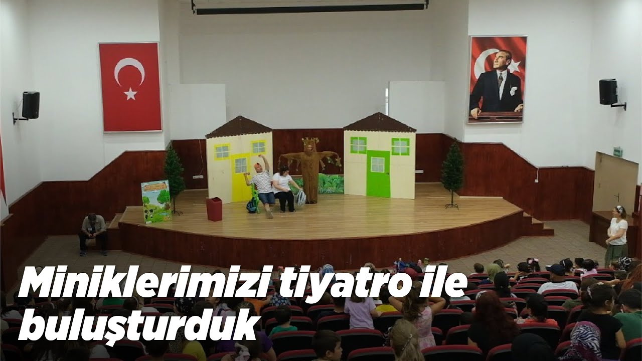 Miniklerimizi tiyatro ile buluşturduk