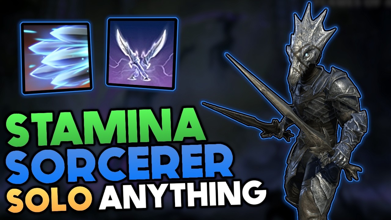 The Best Solo Stamina Sorcerer Build - Solo Anything, Even Dungeons | ESO - Update 45