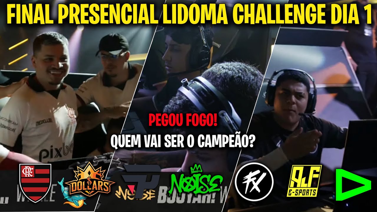 FINAL PRESENCIAL FLUXO LIDER! FLA 4 BOOYAH FAZ O P DOLLARS NOISE PAIN LOUD QUEM LEVA O TITULO? DIA 1