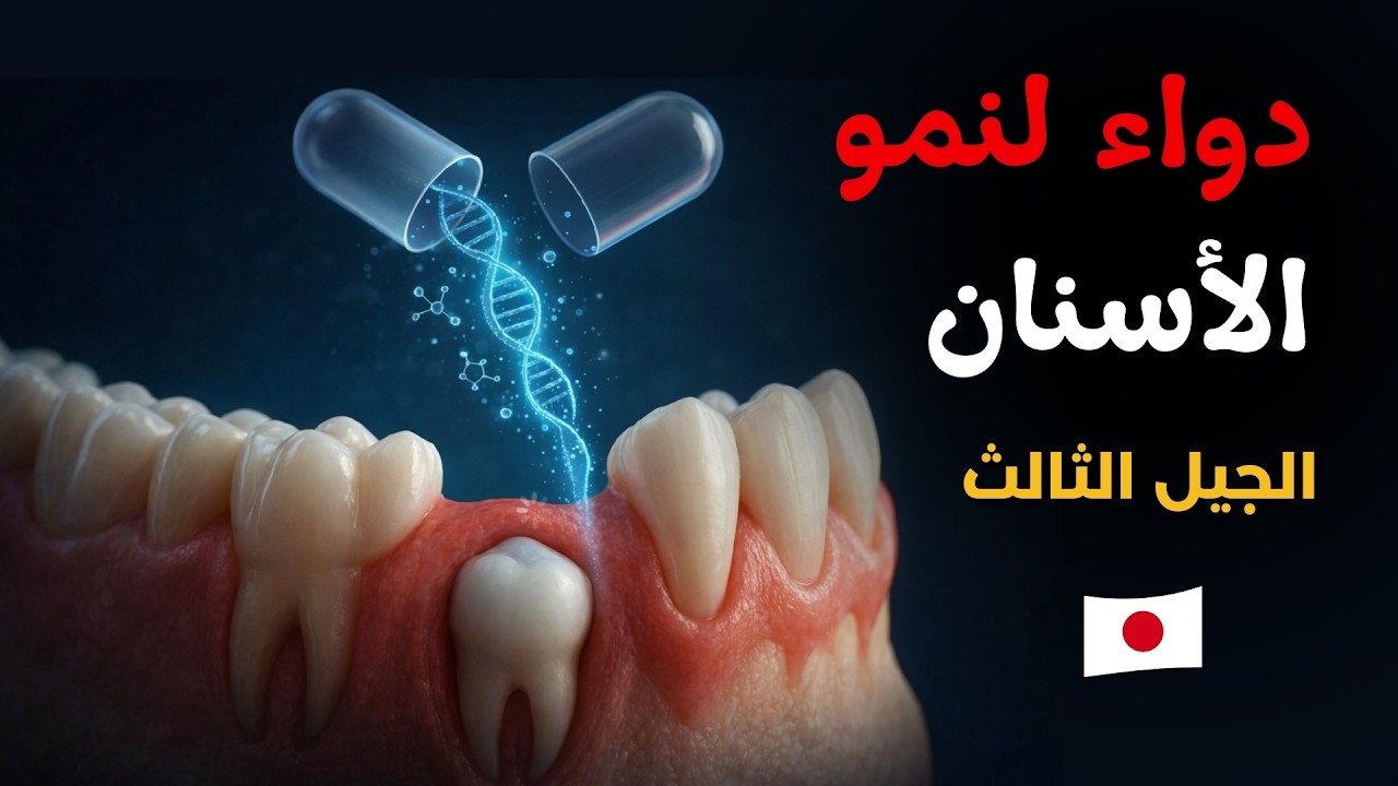 أول دواء يعيد نمو الأسنان🦷 اخر تطورات ابحاث اليابان! ومتى يتوفر في الأسواق؟