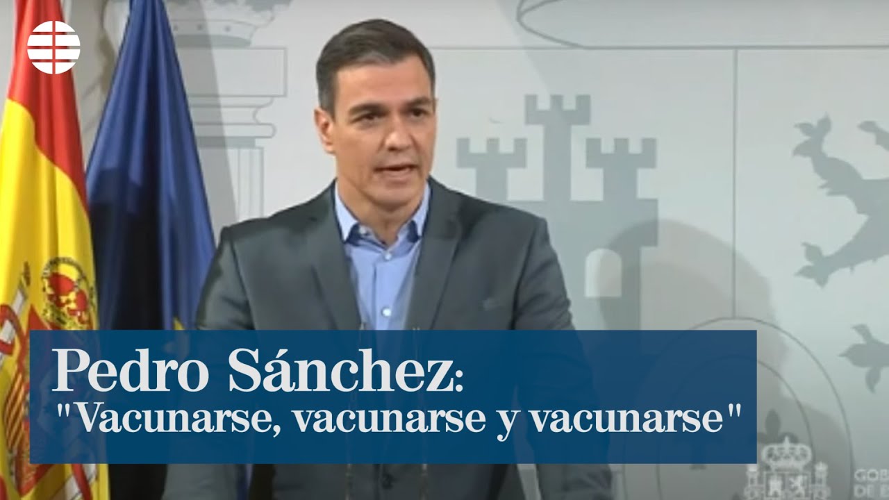 Declaración institucional de Pedro Sánchez