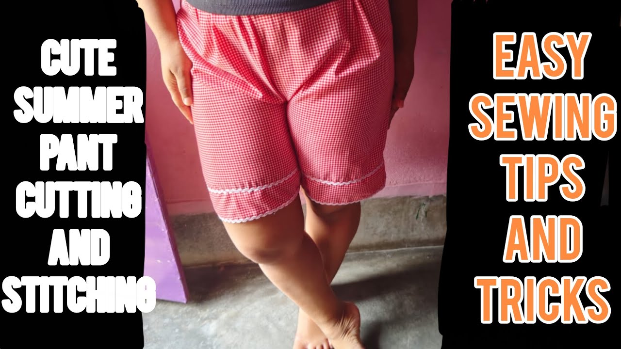 Shorts new design for summer|| cutting and stitching shorts #cuteshortsdesign #pinterest 