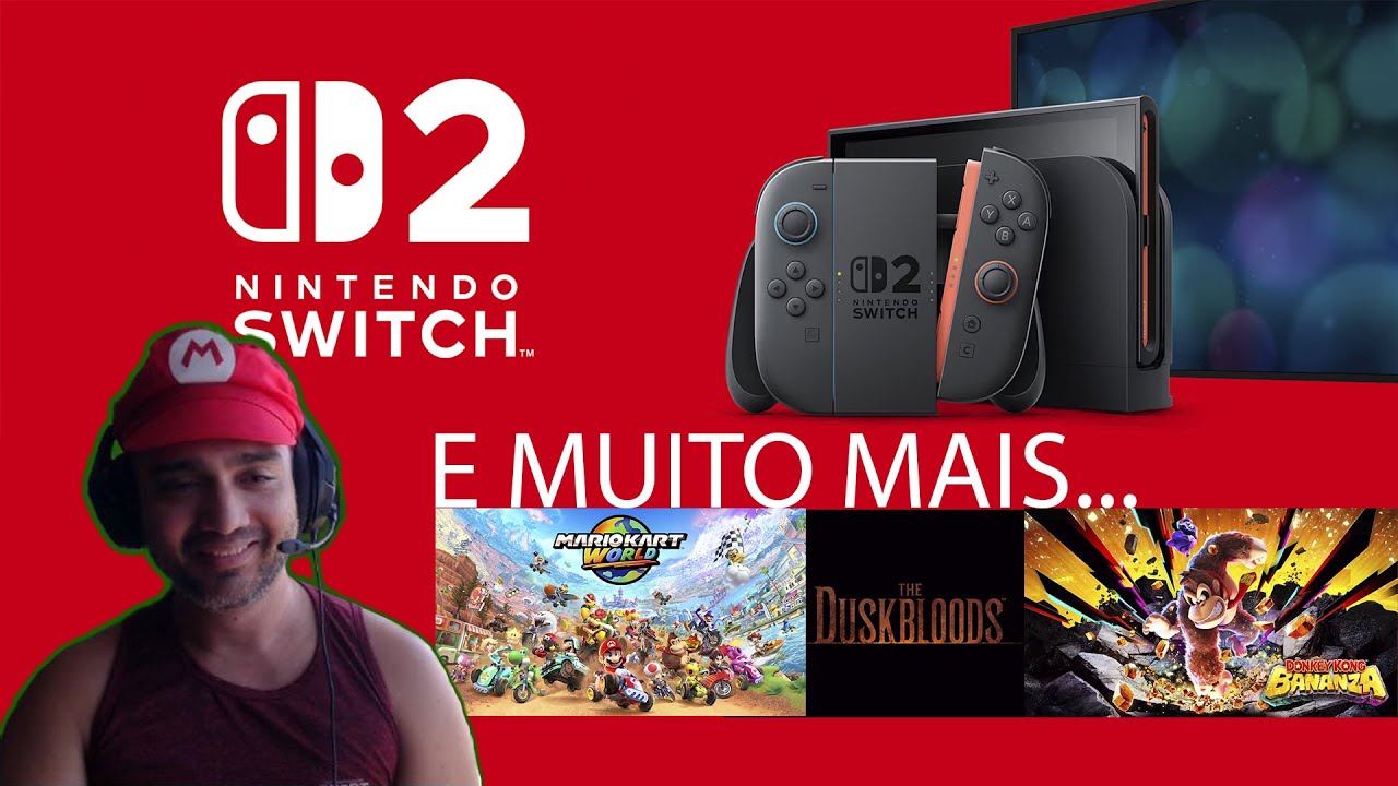 React Nintendo Direct Switch 2... GOSTEI???
