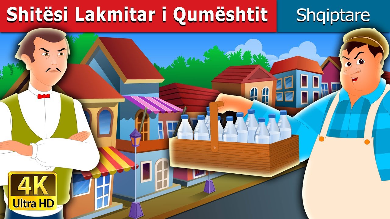 Shitësi Lakmitar i Qumështit | The Greedy Milkman Story  in Albanian | @AlbanianFairyTales