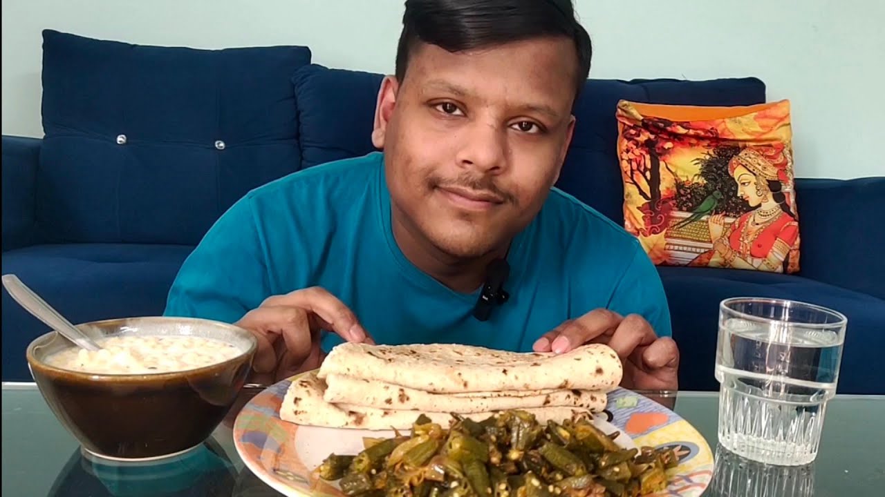😋...Bhindi Ki Sabji, Boondi Ka Raita Aur Chapati 