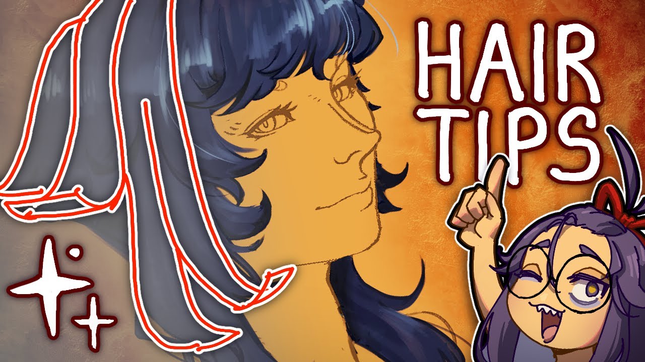 Draw better hair like this!