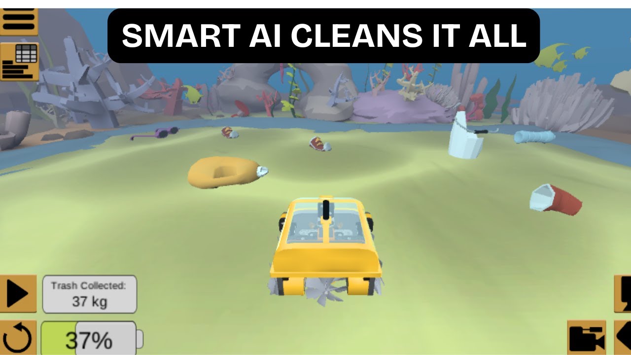 “SmartClean AI: The Future Robot That Cleans Trash!” 🤖♻️