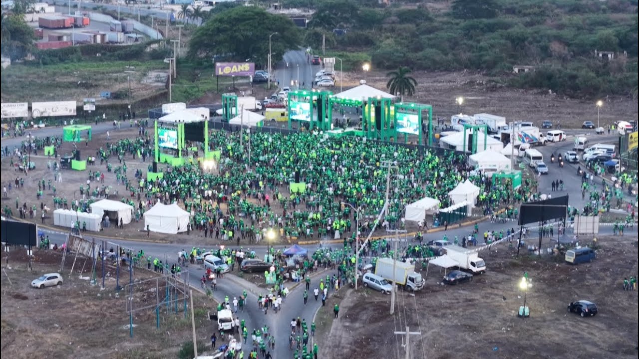 JLP MASS MEETING SPANISH TOWN EARLY HOURS 