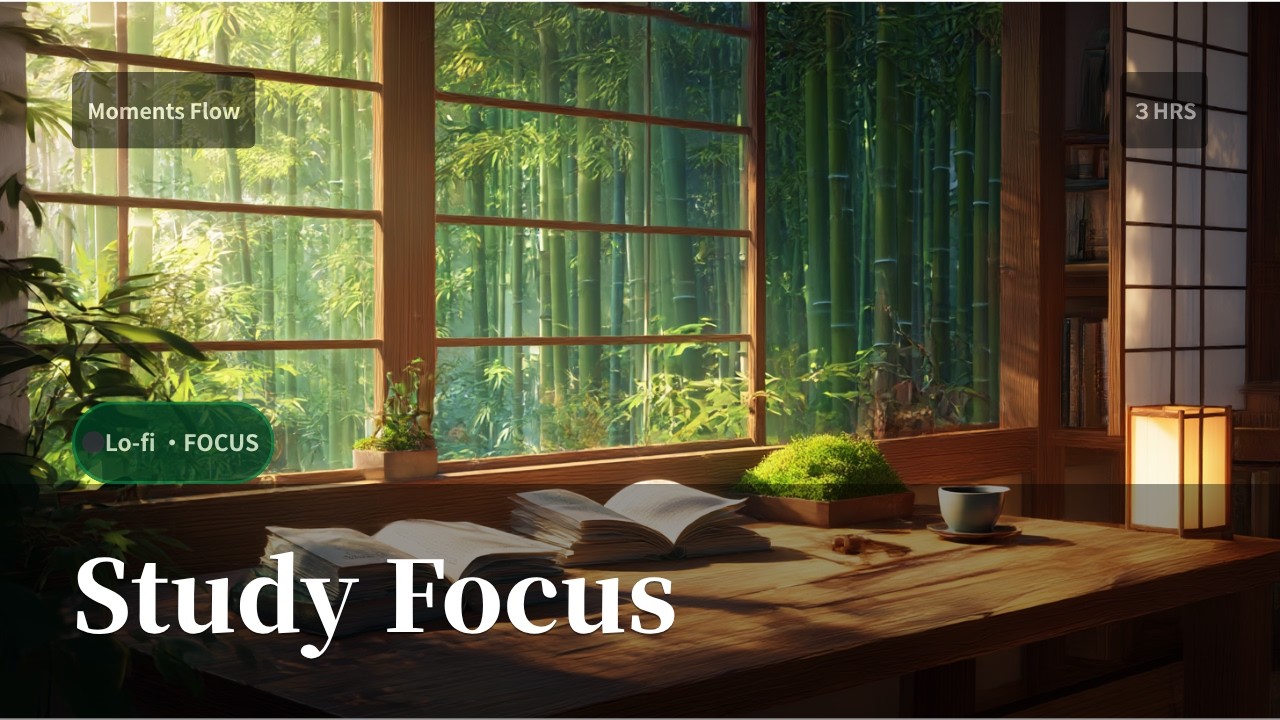 Japanese Study Room 📚 Lo-fi Beats for Deep Focus & Concentration | 3 Hours