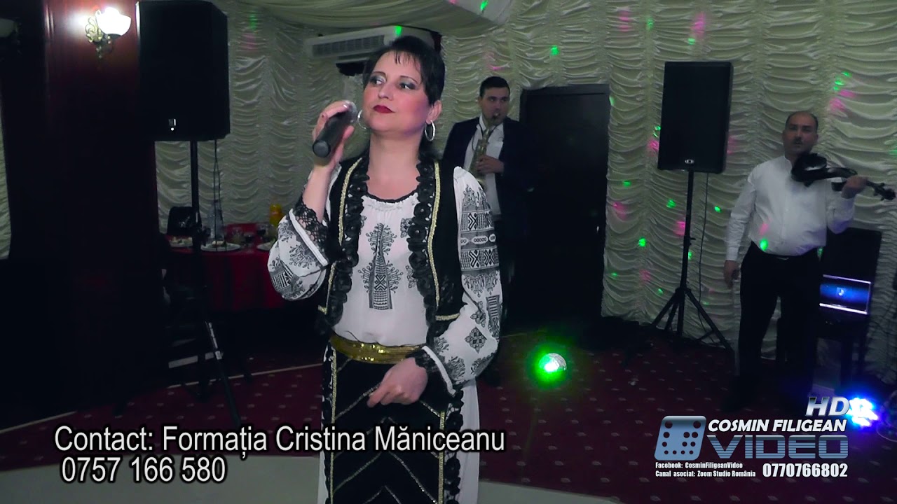 FORMATIE NUNTI VALCEA PITESTI CRAIOVA  - CRISTINA MANICEANU 2018 - COLAJ MUZICA DE PETRECERE Part.2