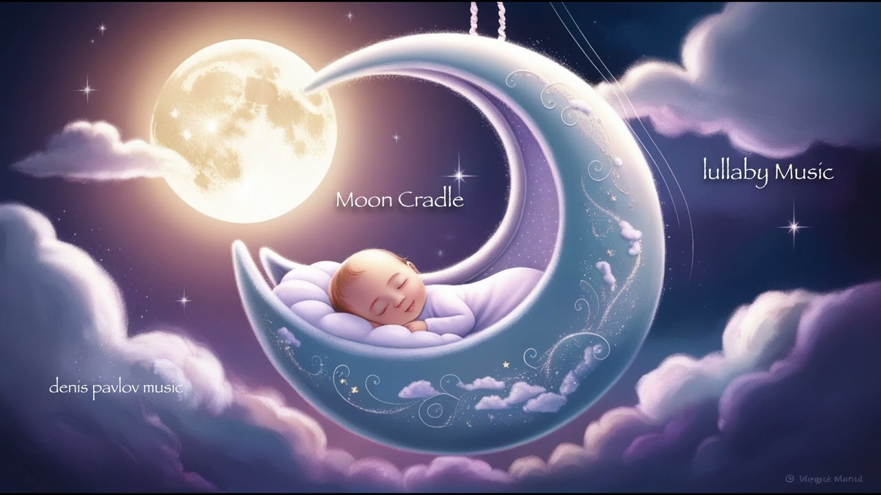 Bedtime Lullaby for Babies | Gentle Baby Sleep Music | Moon Cradle