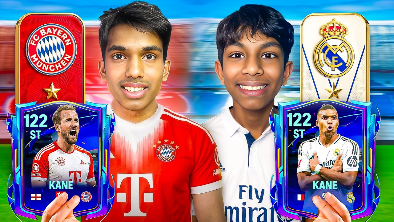 Real Madrid vs. Bayern Munich Squad Builder Battle! UCL BATTLE! - FC Mobile