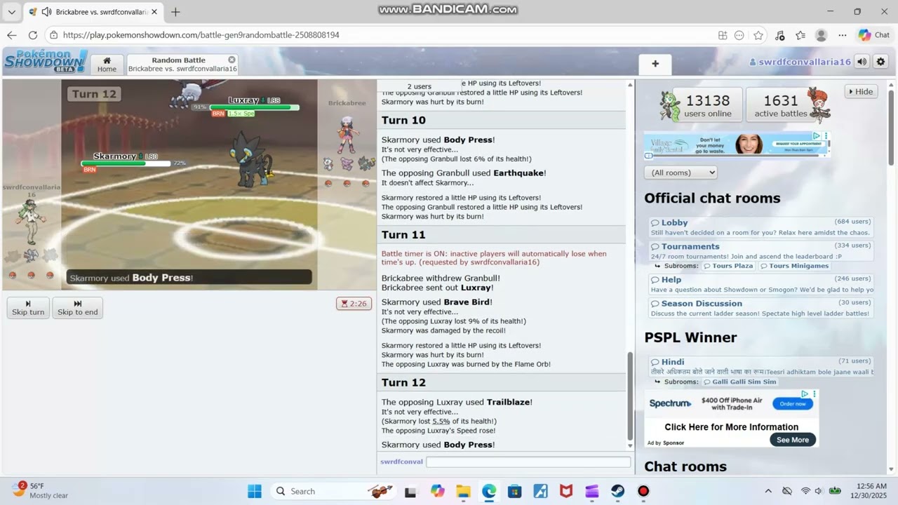 Pokémon Showdown Random battles (34)