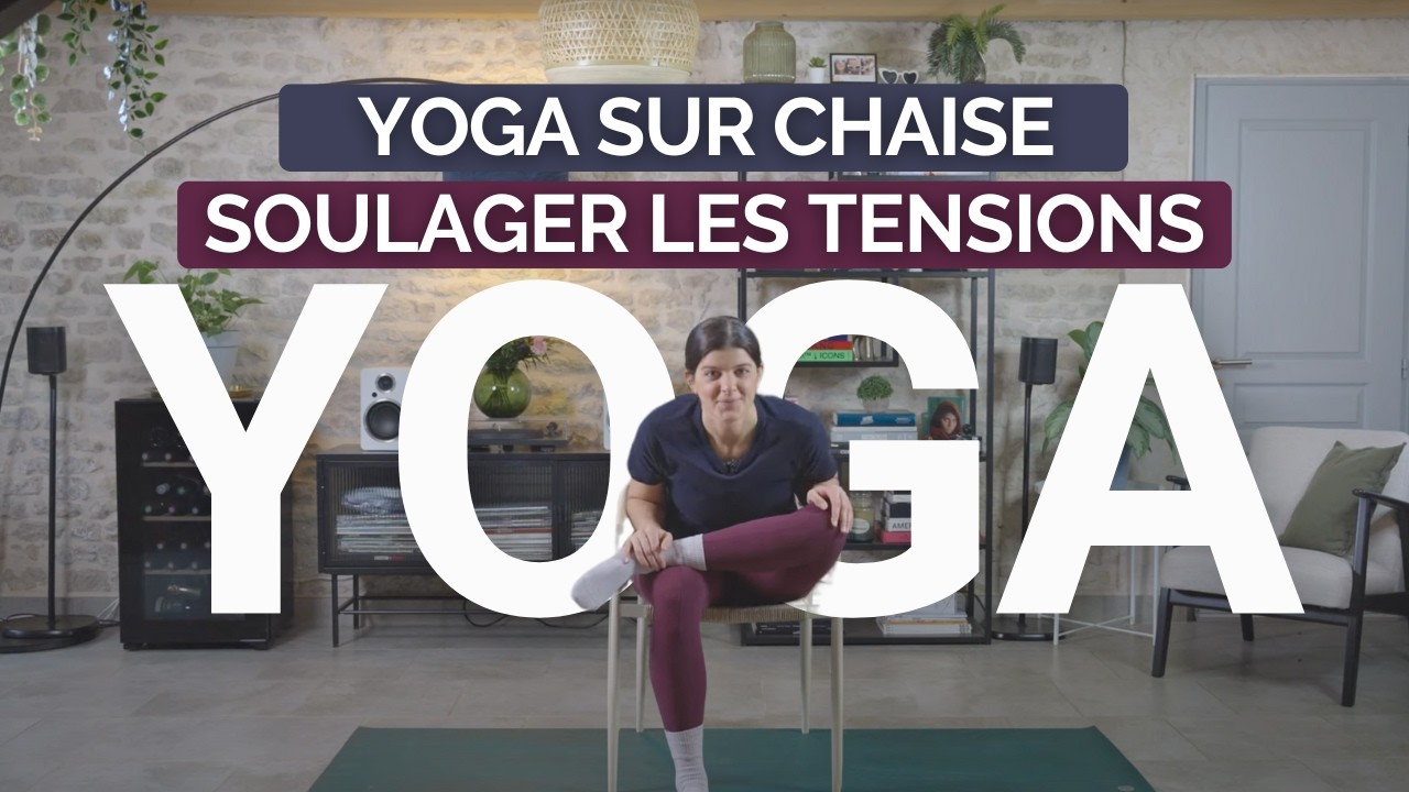 Yoga sur Chaise | Efficace, Rapide et Accessible aux débutants ➤ Yoga Jour 2